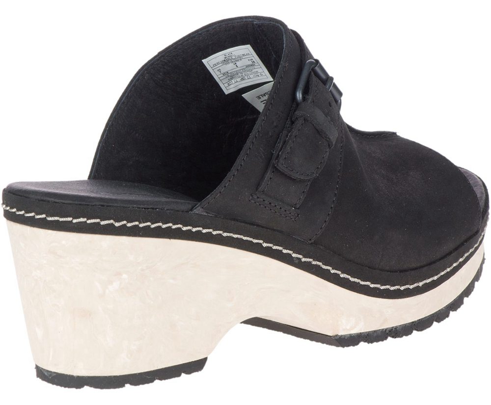 Sandálias Senhora - Merrell Halendi Slide - Pretas - DNC175380